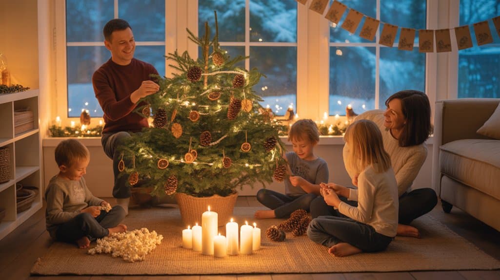 eco friendly family christmas eve