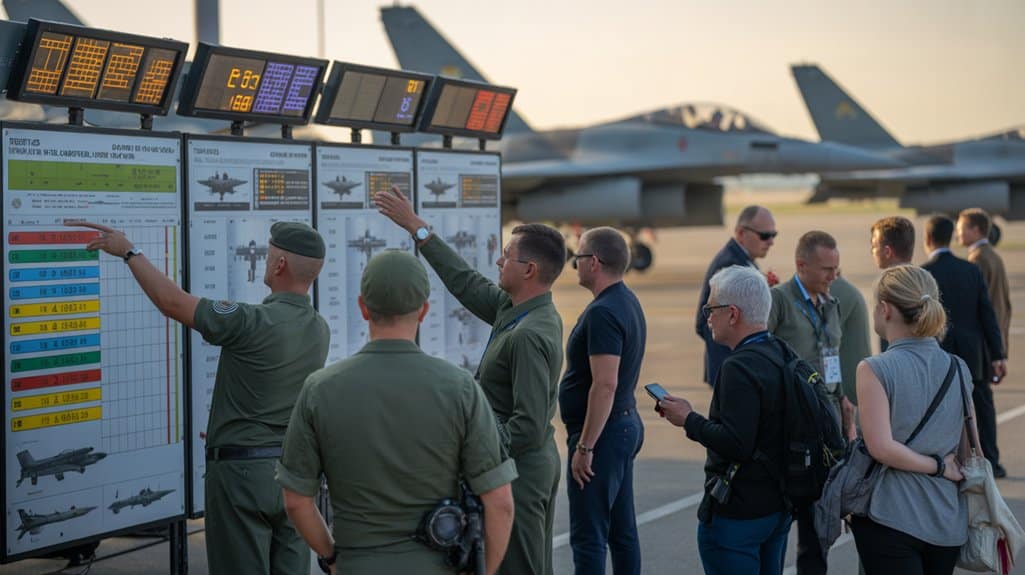 demonstration teams scheduling timelines