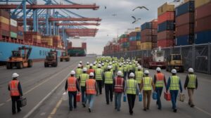 port workers on strike