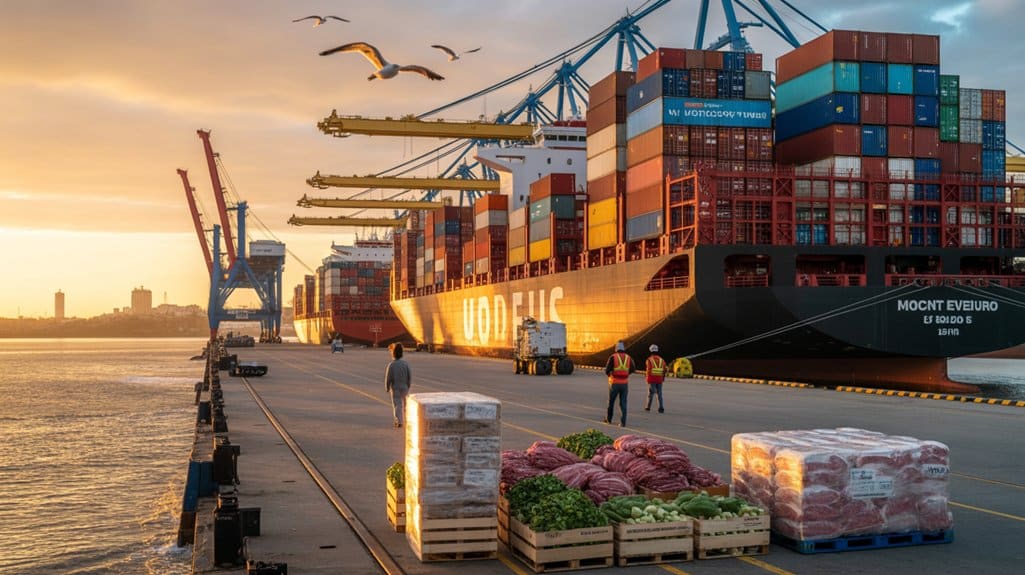 record exports boost uruguay