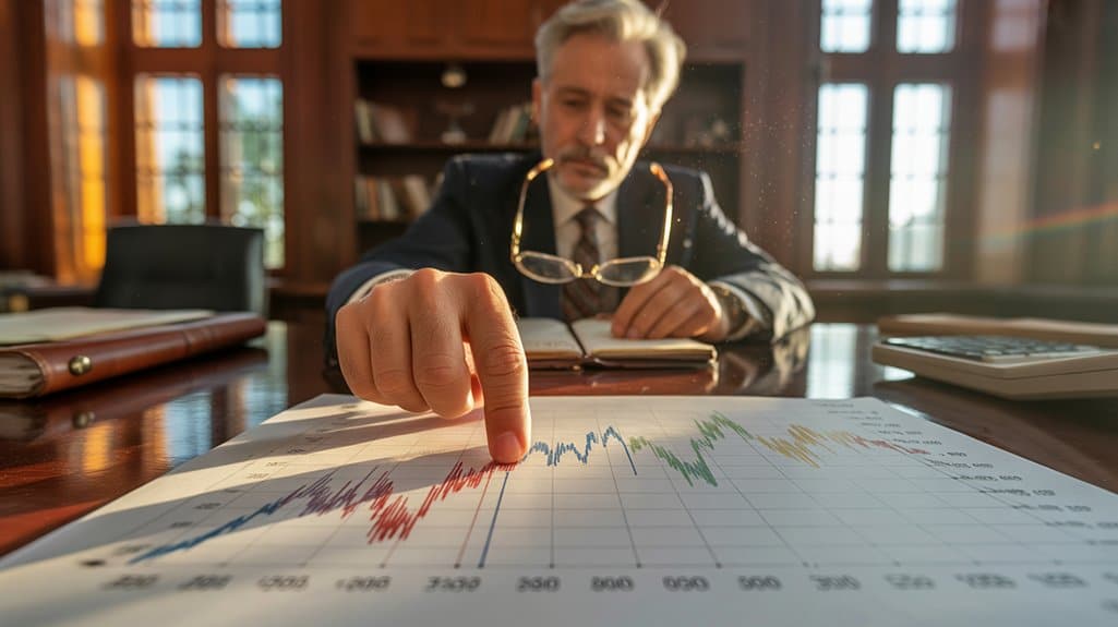 steady growth amidst fluctuations