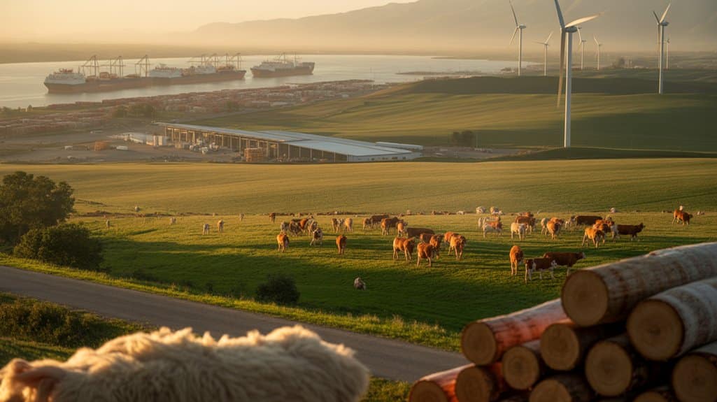 diverse sectors drive exports