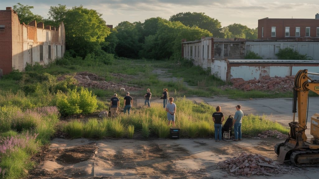 community driven demolition and greening